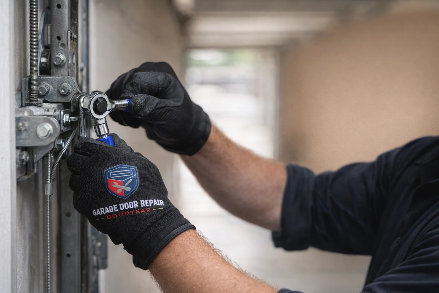Garage door spring replacement